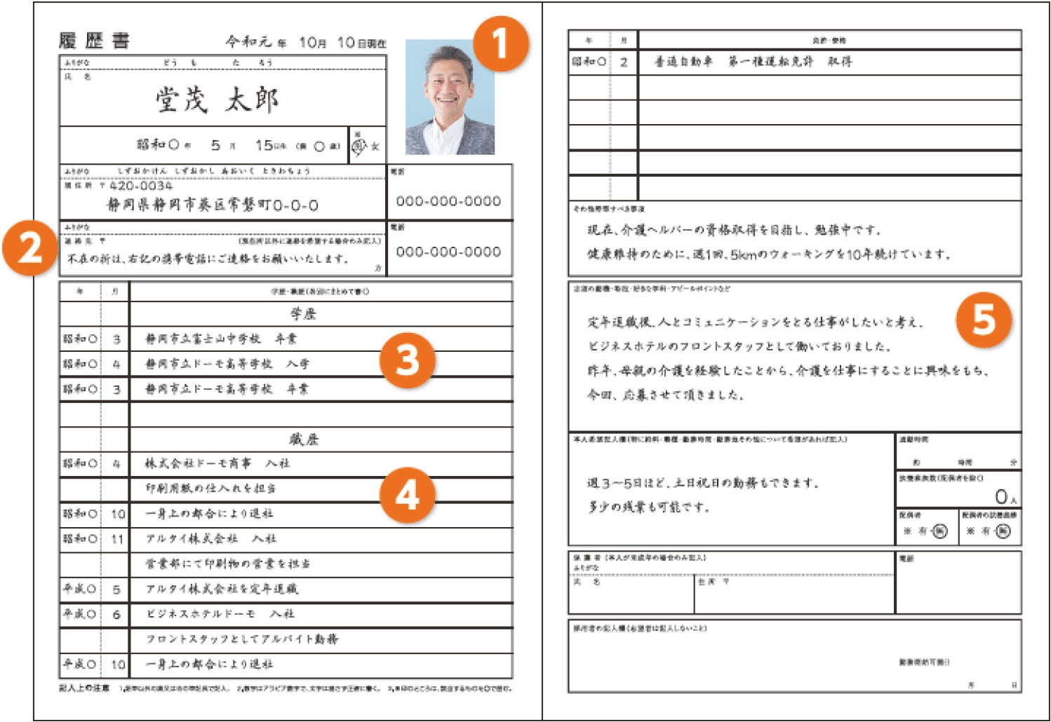 履歴書 